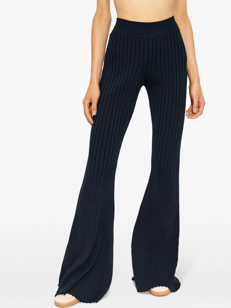 Affordable Women flared McCartney ribbed-knit Stella leggings 0422